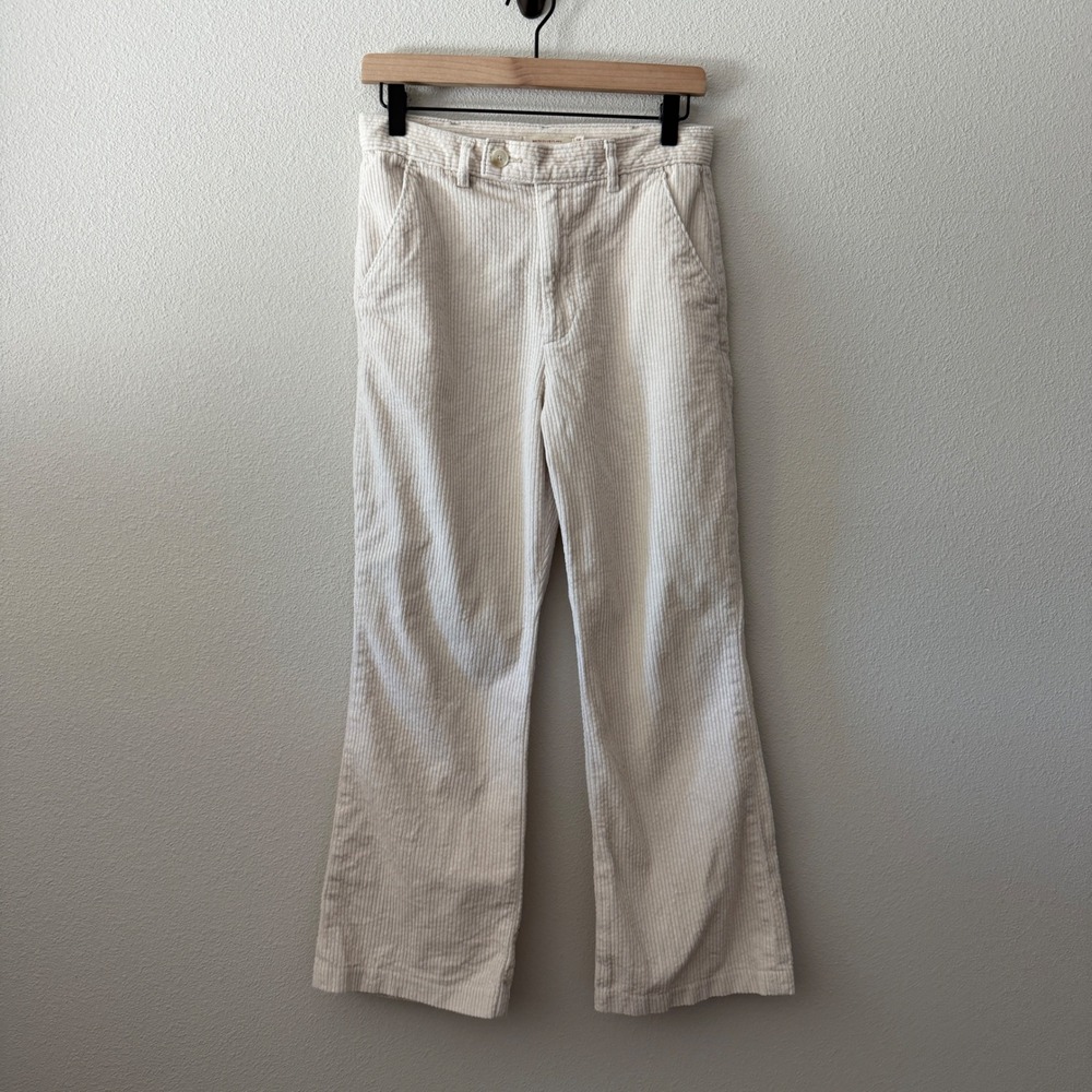 LEVIS Womens Math Club Flare Pants Corduroy Retro Preppy Academic 28